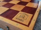 Шахматная доска СССР дерево 50х50 объявление продам