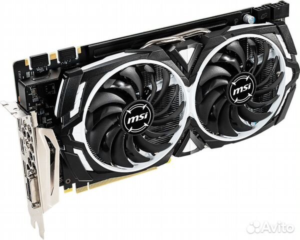 Видеокарта MSI geforce GTX 1060 armor 6G OCV1