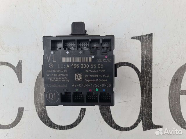 Эбу передней левой двери Mercedes W166