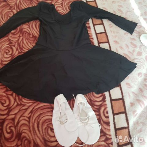 Купальник для гимнастики и балетки