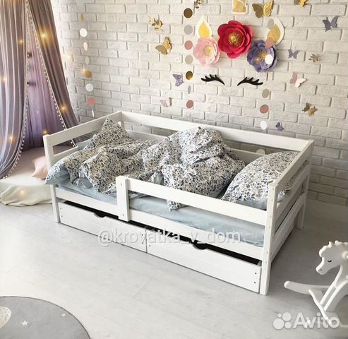 Детская кроватка белая Софа 4С