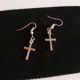 Серьги крестики