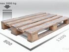 Поддоны деревянные (800*1200 мм) б/у (европоддоны)