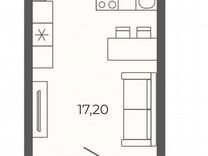 Квартира-студия, 24,1 м², 16/26 эт.