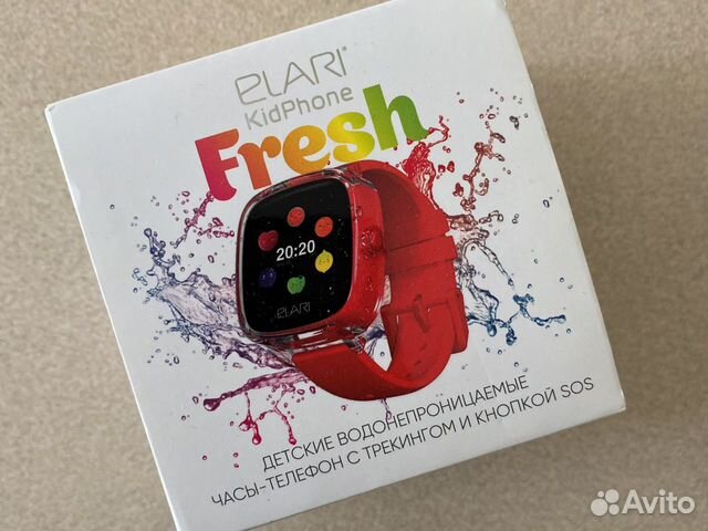 Детские водонепроницаемые часы-телефон