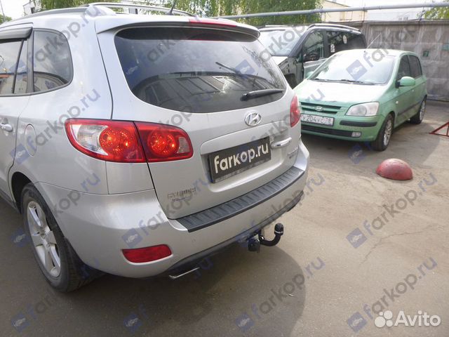 Фаркоп Лидер Плюс для Hyundai Santa Fe 2006-2012