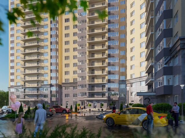 2-к. квартира, 60,2 м², 8/27 эт.