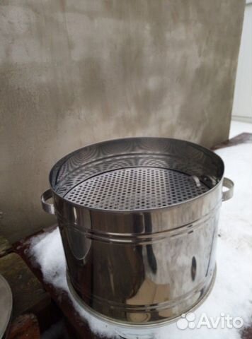 Каптильня 2 ярусная нержавеющая новая