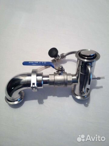 Узел отбора по пару и жидкости прямой