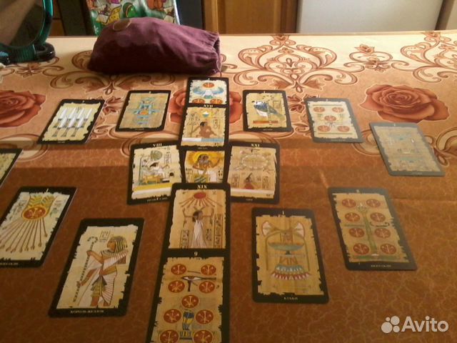 Таро Египетское. Новое (78 карт; 12 см x 6,5 см)