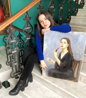 Картина маслом портрет на заказ