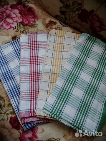 Полотенца кухонные льняные новые