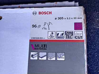 Пильный диск bosch 305*3,2*30мм