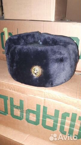 Шапка ушанка полиция
