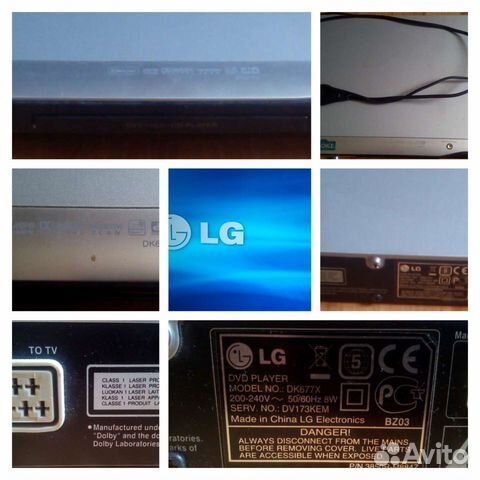 Dvd плеер с караоке LG элджи DK677X