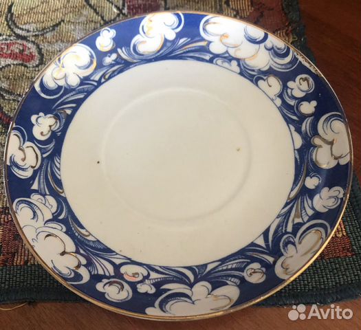 Блюдце лфз фарфор