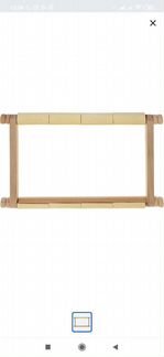 Пяльца для вышивания прямоугольные (Новые, но без