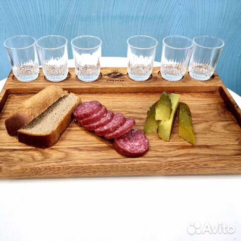 Доска для подачи шотов и закуски