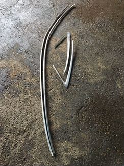 Молдинг крыши Ауди А8 Д3/лонг/ хром