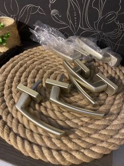 Ручки оконные бронза maco