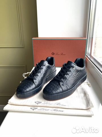 Новые кеды крокодил loro piana оригинал
