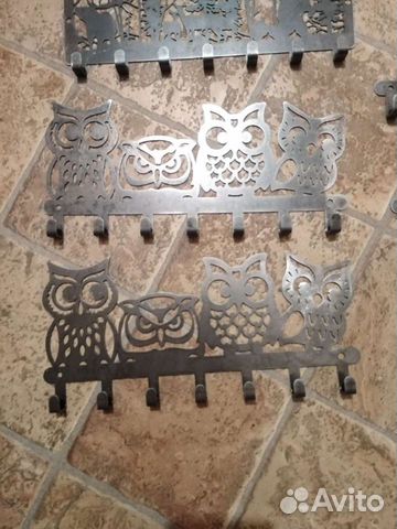 Ключница металлическая и вешалка