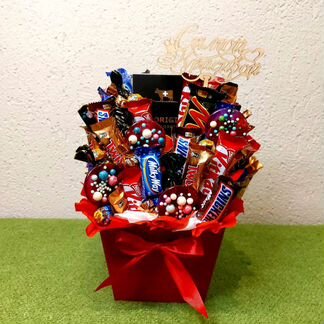 Букет из шоколада, сладкий подарок