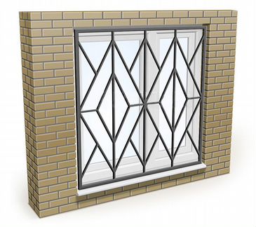 Сварные решетки на окна N 615