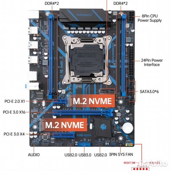 Huananzhi x99 qd4 схема