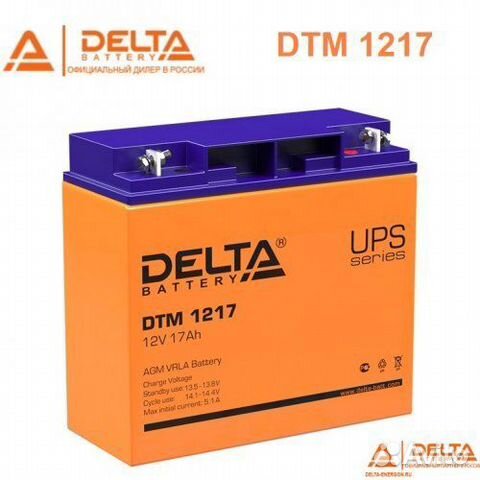 Аккумуляторная батарея Delta DTM 1217 (12V / 17Ah)