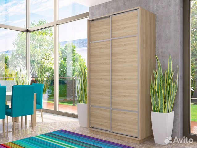 Шкаф-купе с глухими дверьми