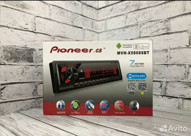 Автомагнитола pioneer с bluetooth