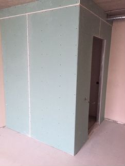 Монтаж перегородок, стен, потолков из гипсокартона