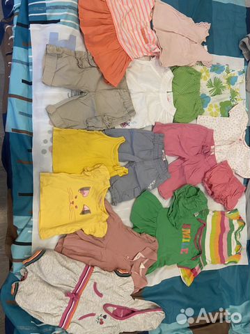 Вещи пакетом на девочку carters 74 80 размер