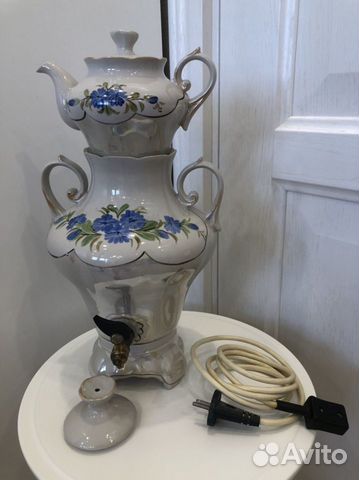 Самовар фарфоровый