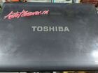 Ноутбук Toshiba в рабочем состоянии