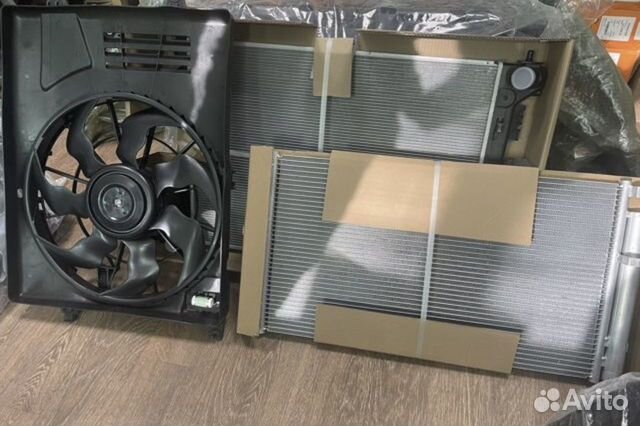 Кассета радиаторов + вентилятор Спортейдж 2016-20