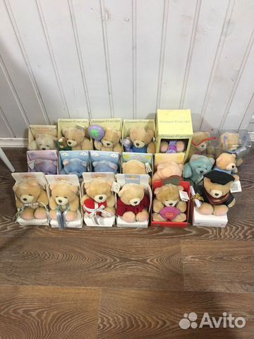 Коллекция плюшевых мишек