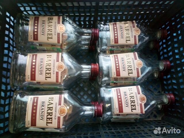 Бутылки 0.25/ Barrel Brandy 45 шт