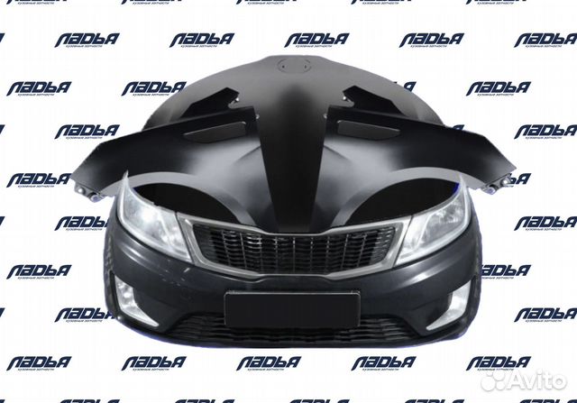 Передний бампер Kia Rio 3