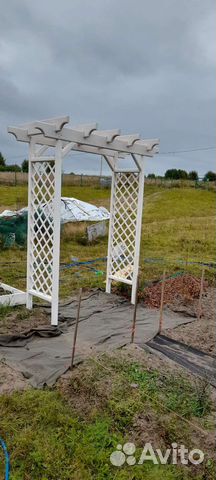 Пергола деревянная п-образная
