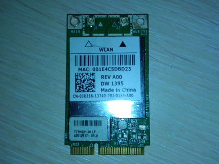 WiFi wlan Card Broadcom DW 1395