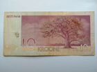 10 Krooni Эстонская банкнота. Эстония 10 крон 1991 объявление продам