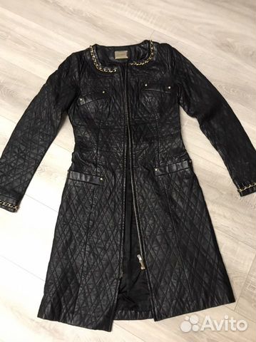 Пальто натуральная кожа