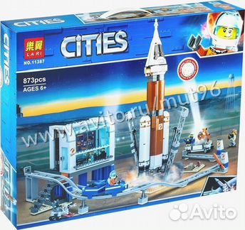 Конструктор Cities (873дет) 11387 Ракета для запус