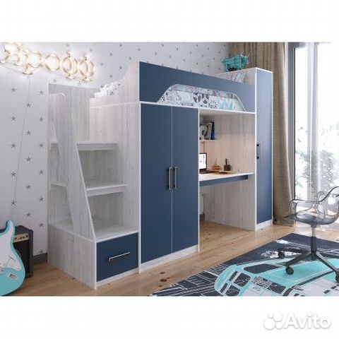 Кровать чердак