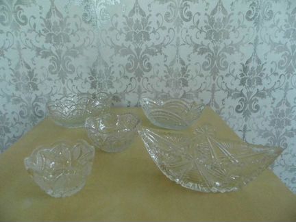 Вазы хрустальные