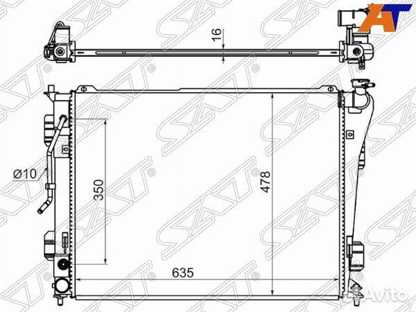 Радиатор hyundai grandeur