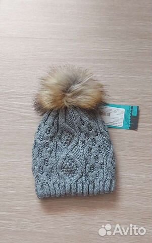 Шапка для девочки новая 50-52см