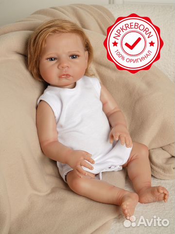 Кукла реборн девочка силиконовая 46см